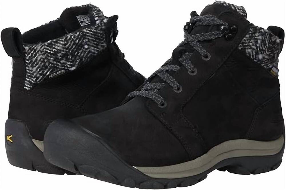 NEW KEEN women's kaci ii winter mid wp boot in black